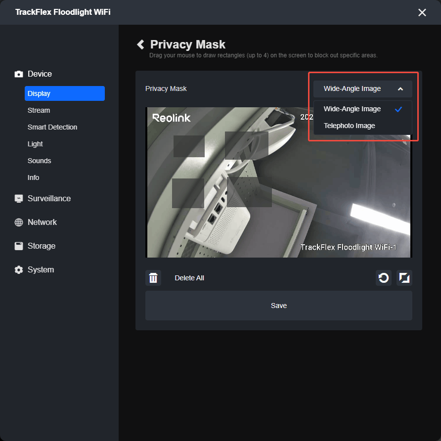 multi-lens cameras client