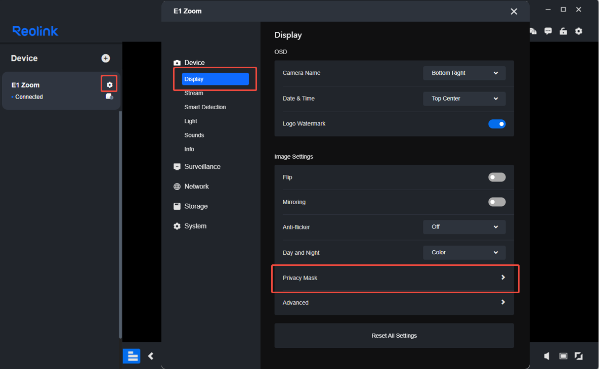 access Privacy Mask client